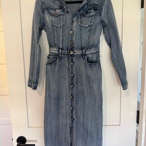 Mustard Seed Long Sleeve Denim Dress